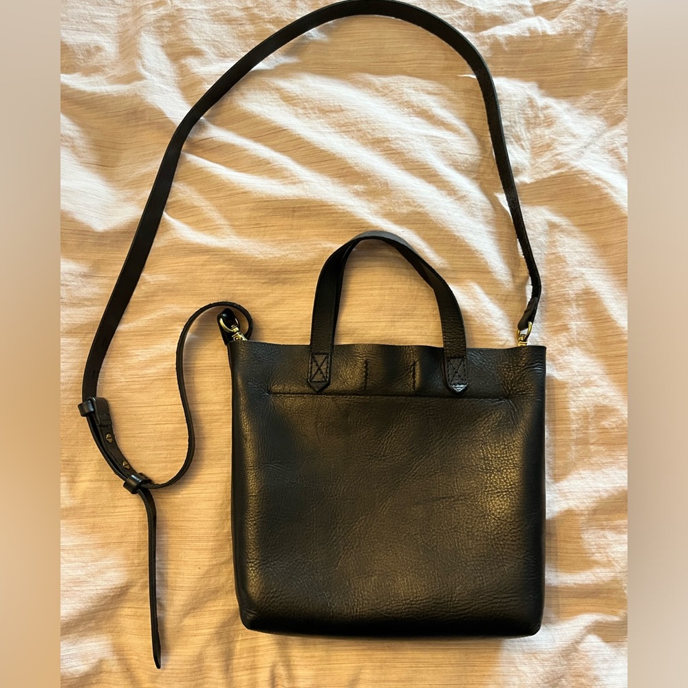 Madewell The Small Transport Crossbody Bag Leather True Black Purse